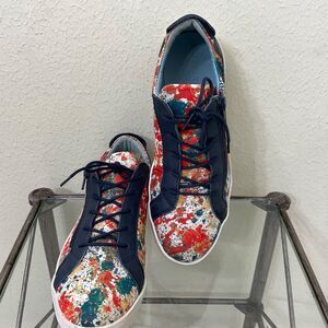 Cloud Footwear Vanessa Sneaker Women's Size 39 US 8.5 Tie Dye splatter paint
